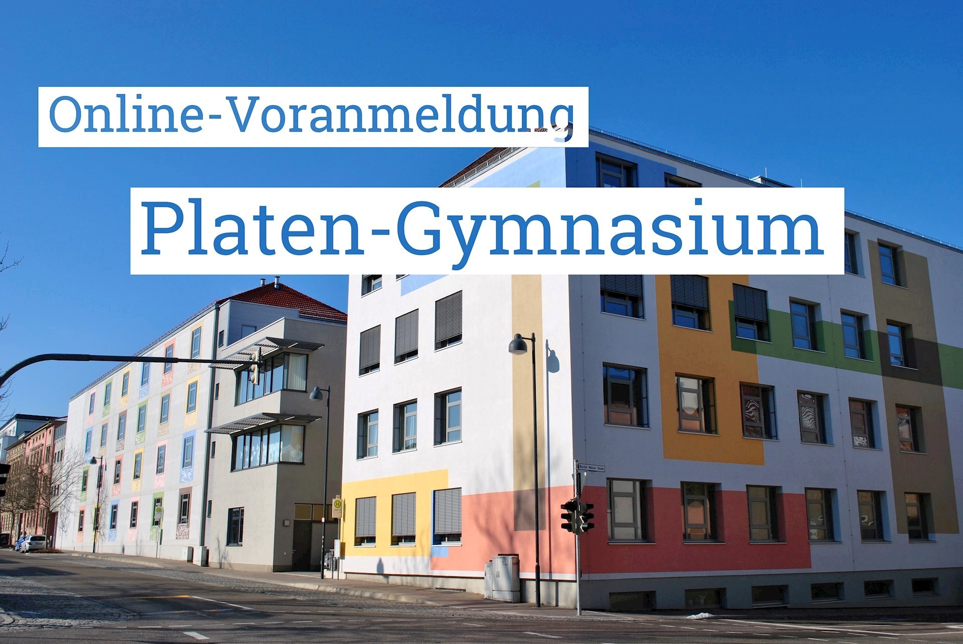 Online-Voranmeldung am Platen-Gymnasium 2026